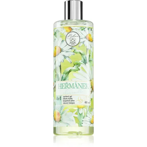 Bohemia Gifts & Cosmetics Flower Line Chamomilla gel de duș pentru corp și păr 4 in 1 400 ml
