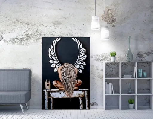 Tablou decorativ, WY177 (70 x 100), Canvas imprimat, Multicolor