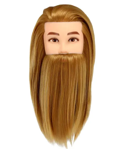 Cap Manechin Barbat cu Barba + Suport de Prindere