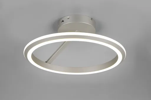 Plafoniera Amador, TRIO, 45x23 cm, 34W, 1x SMD, metal, nichel mat