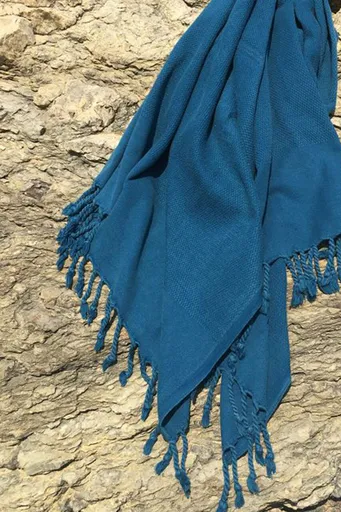 Prosop de plaja, L'essentiel Maison, Taslanmis, Albastru petrol