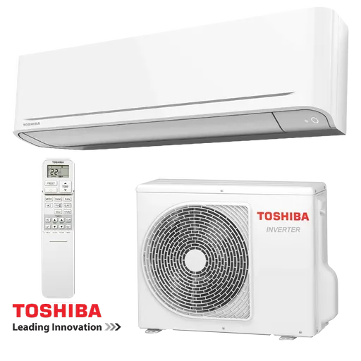 Aparat de aer conditionat inverter Toshiba Yukai RAS-24E2KVG-E + RAS-24E2AVG-E, 24000 BTU, 45 m², A++, R-32, Alb