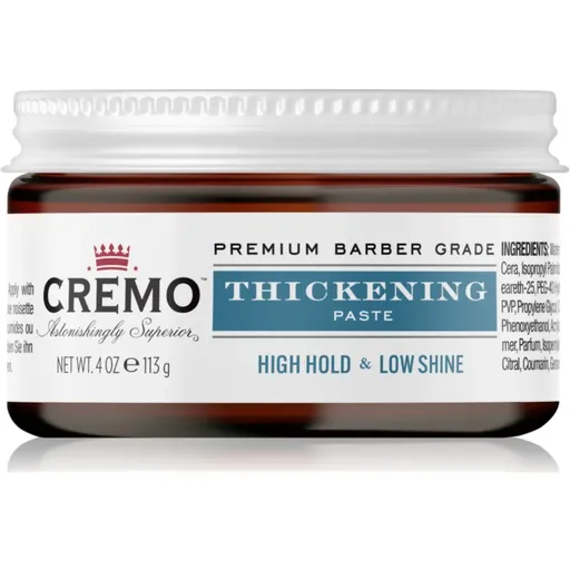 Cremo Hair Styling Paste Thickening gel modelator pentru coafura 113 g