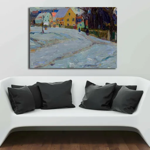 Tablou decorativ, 70100KANDINSKY025, Lemn, Multicolor