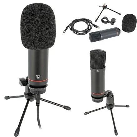 Microfon USB pentru streaming si podcast BST STM300