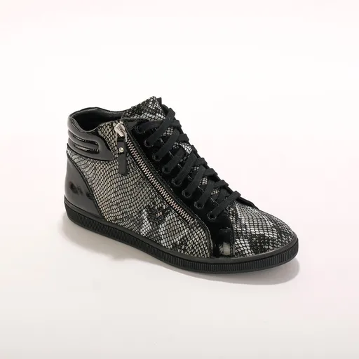 Teniși din piele înalți