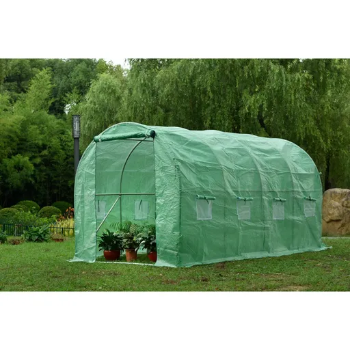 Solar gradina / Sera legume cu schelet metalic 4 x 2 x 2 m  Micul Fermier GF-2044