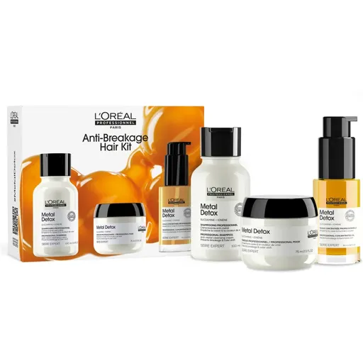 L’Oréal Professionnel Serie Expert Metal Detox set cadou pentru par vopsit si deteriorat