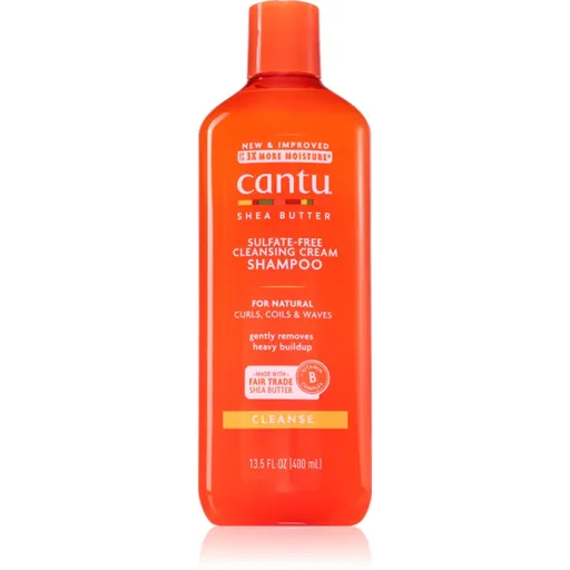 CANTU Shea Butter Shampoo șampon hidratant pentru păr creț și ondulat 400 ml