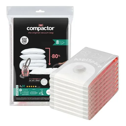 Compactor Set de saci de depozitare sub vidAspispace M 6 buc., 70 l, 55 x 90 cm, 6 buc.
