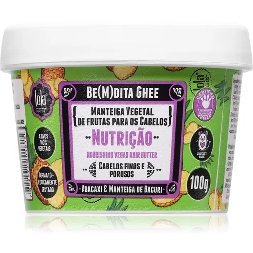 Lola Cosmetics BE(M)DITA GHEE NUTRIÇÃO masca de par hranitoare 100 g