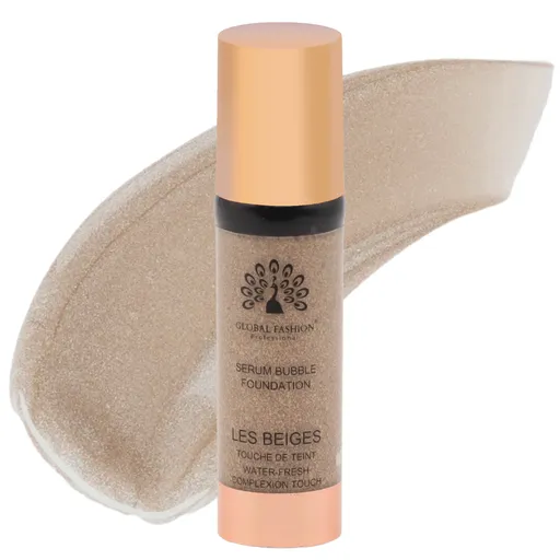 Fond de Ten Global Fashion, Serum Bubble Foundation, BF048, Deep Cocoa