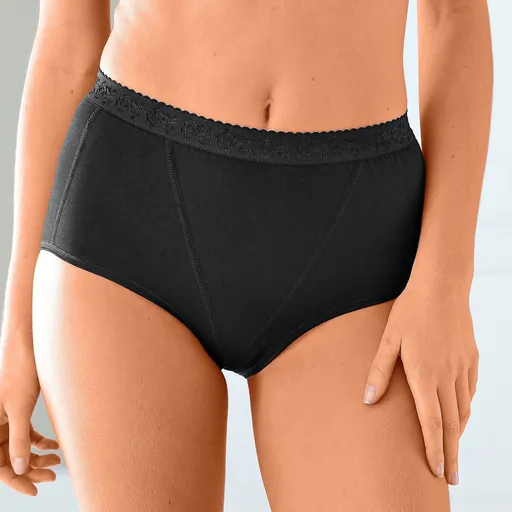 Set de 3 chiloți maxi cu efect de burtă plată