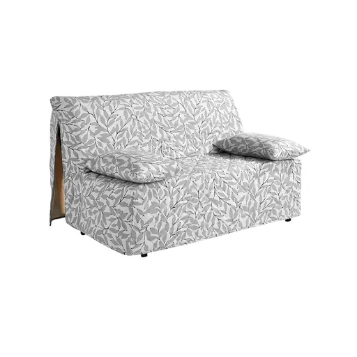 Husă de canapea Harmonica, imprimeu cu frunze