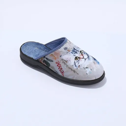 Papuci de casă cu imprimare foto de pisici