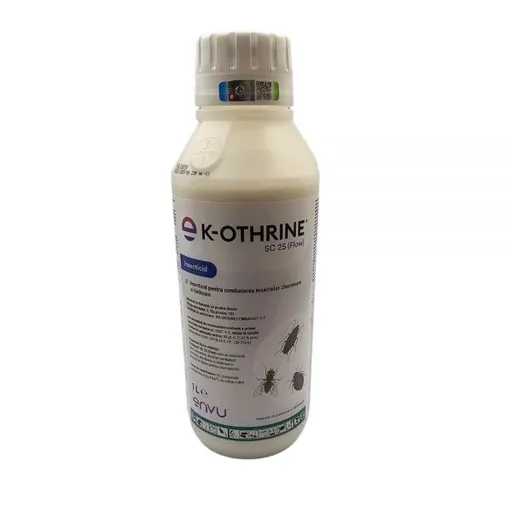 K-Othrine SC 25 Flow 1L solutie insecticid anti plosnite de pat gandaci furnici muste tantari pureci viespi