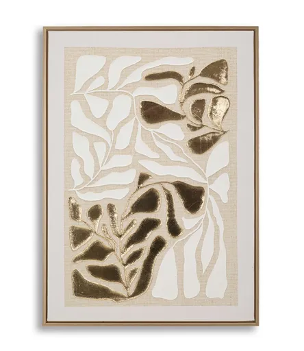 Tablou decorativ Goldy -B, Mauro Ferretti, 50x70 cm, canvas/lemn de pin/plastic, multicolor