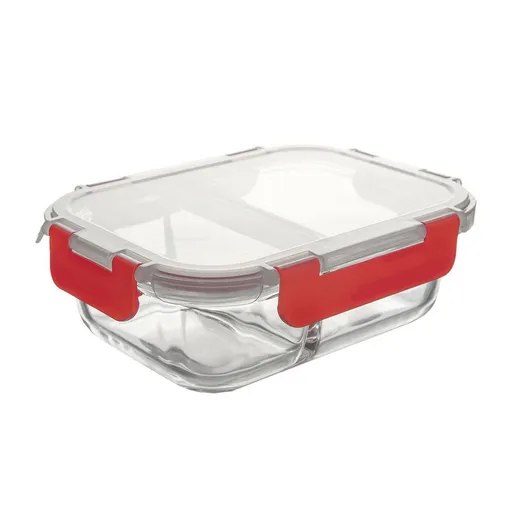 Tavă de copt divizată cu capac din plastic Orion,23,5 x 18 x 7,5 cm, 23,5 x 18 x 7,5 cm