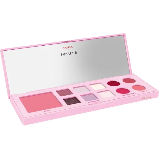 PUPA Milano Pupart S paletă cu farduri de ochi PINK 1 buc