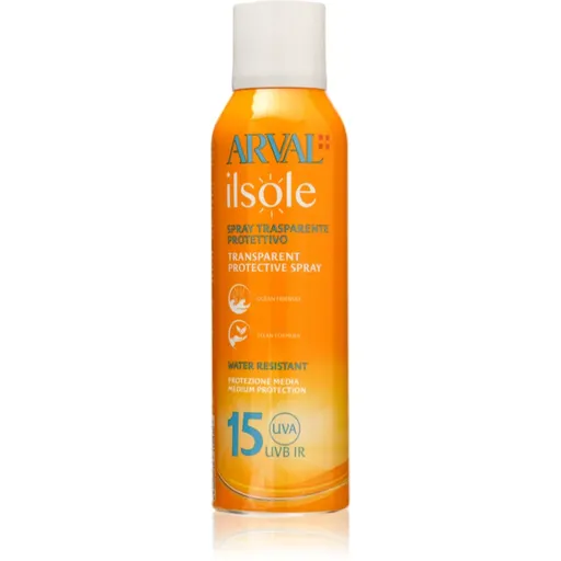 Arval IlSole Transparent Protective Spray SPF 15 cremă de protecție solară sub formă de spray SPF 15 200 ml
