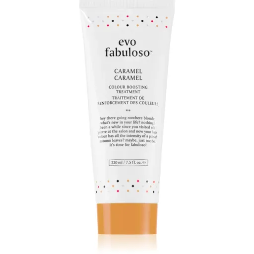 EVO Fabuloso Colour Boosting Treatment balsam pentru a evidentia culoarea parului culoare Caramel 220 ml