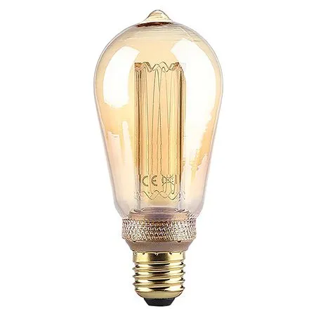 Bec LED ST64 E27 4W cu FILAMENT1800K model edison V-TAC SKU-217474