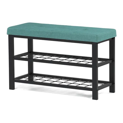 Botník se 2 policemi, zelená, verde