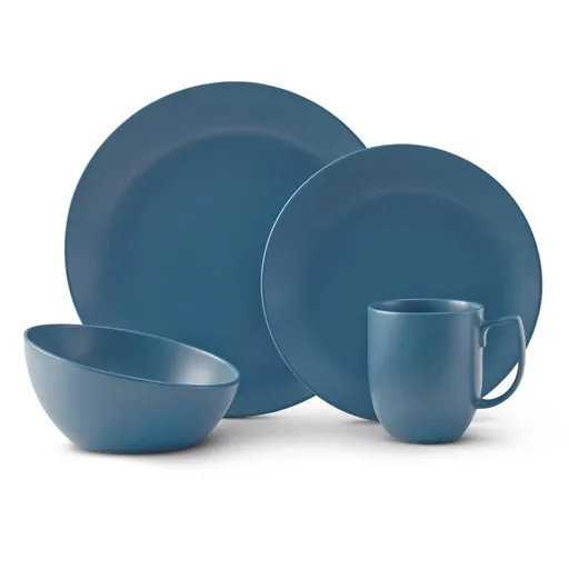 Set vase de ceramica Orbit - Aurora Blue, 4 bucati - Nambé