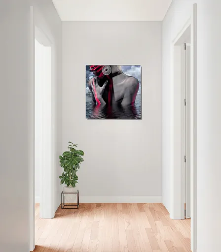 Tablou decorativ, 1356, Dimensiune: 40 x 40 cm, Multicolor