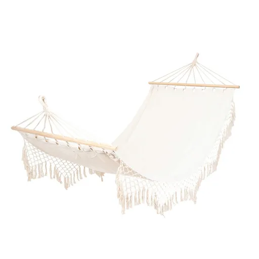Hamac Wobble, Homla, 100x200 cm, poliester/lemn, ecru