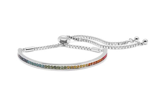 AURA Brățară jucăușă pentru femei cu cristale colorate Preciosa PCAUCH003