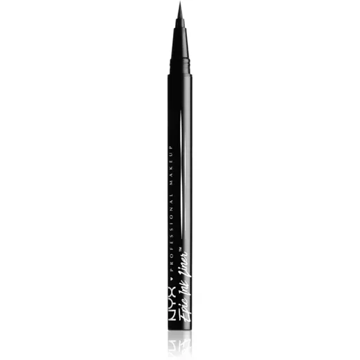 NYX Professional Makeup Epic Ink Liner contur de precizie, rezistent la apă culoare 01 Black 1 ml