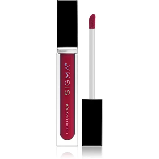 Sigma Beauty Liquid Lipstick ruj lichid mat culoare Belladonna 5.7 g