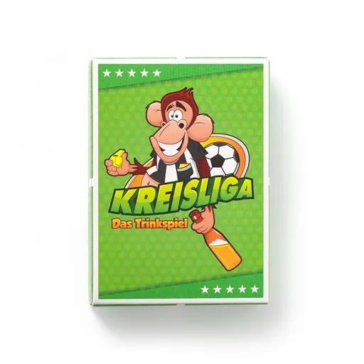 Spielehelden Liga districtuală Joc alcoolic de fotbal 55 de cărți de joc în format de buzunar