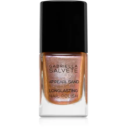 Gabriella Salvete Longlasting Enamel lac de unghii cu rezistenta indelungata stralucire de perla culoare 47 Pearl Sand 11 ml