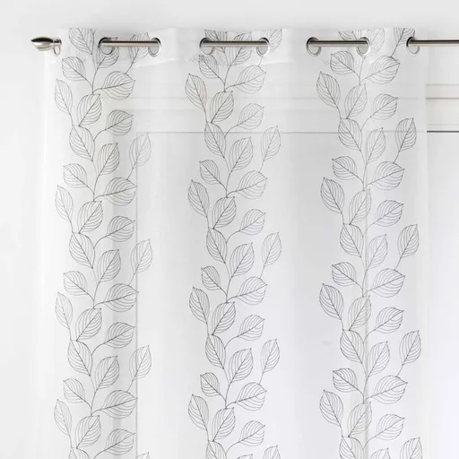 Cortină cu broderie în foiță de aur