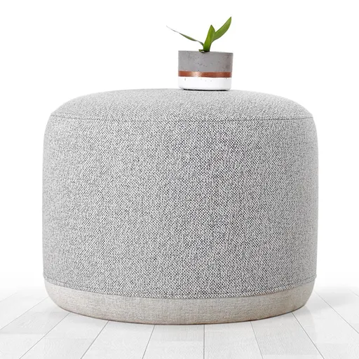 Taburet Cedre Light Grey, gri deschis