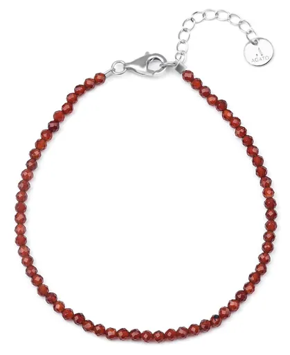 Agato Brățară minerală pentru femei cu carnelian POL-B15/21L