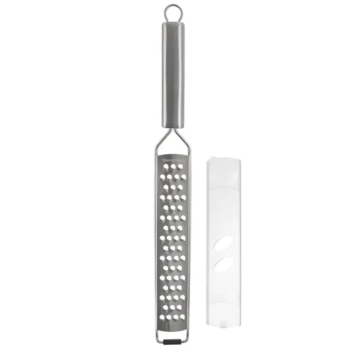 Râșniță plată grosieră din oțel inoxidabil cu mâner