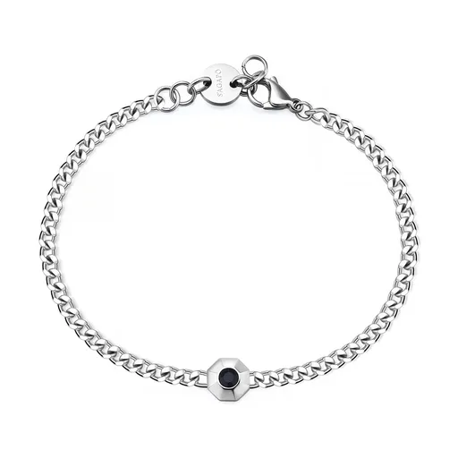 S'Agapõ Brățară atemporală de oțel pentru bărbați Snap SNP11