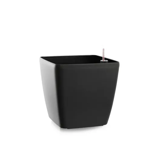 Flower Lover Ghiveci cu auto-irigare Quadrato matantracit, 22 cm, antracit, 22 cm