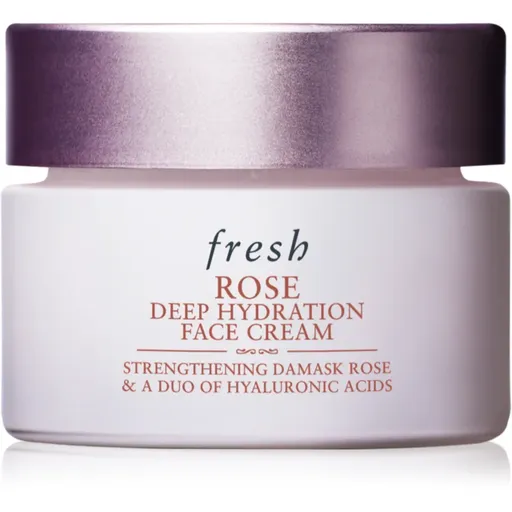 fresh Rose Deep Hydration Face Cream crema de fata hidratanta cu acid hialuronic 15 ml