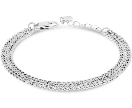 Liu Jo Brățară dublă din oțel pentru bărbați MLJ446