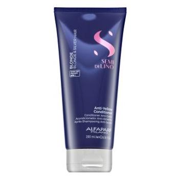 Alfaparf Milano Semi Di Lino Blonde Anti-Yellow Conditioner tonizáló kondicionáló szőke hajra 200 ml