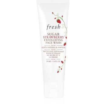 fresh Sugar Strawberry Face Wash gel exfoliant de curatare 50 ml