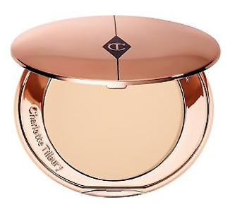 Charlotte Tilbury Mini kompaktní pudr Airbrush Flawless (Finish Powder) 0,8 g 2 Medium