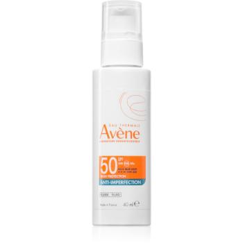 Avène Sun Anti-Imperfection Fluid protective fluid pentru ten gras și mixt SPF 50 40 ml