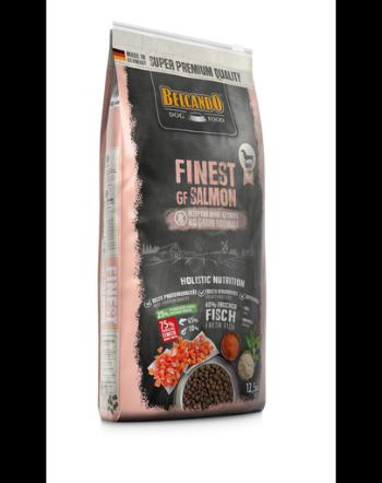 BELCANDO Finest Grain Free hrana uscata cu somon pentru caini, talie XS-M, 12.5 kg