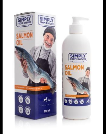 SIMPLY FROM NATURE Salmon oil Ulei de somon pentru caini si pisici 500 ml