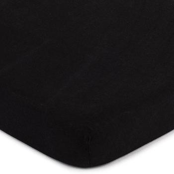 Cearşaf 4Home jersey, negru, negru, 160 x 200 cm